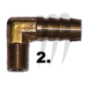 Brass Fittings , 90° Brass Fittings , 90°