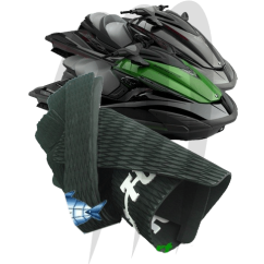 Photo HYDRO-TURF. Kit Tapis Prédécoupé  FZS/ FZR  (2009-2013) - Pièces Jet Ski, accessoires et entretiens - Matos import