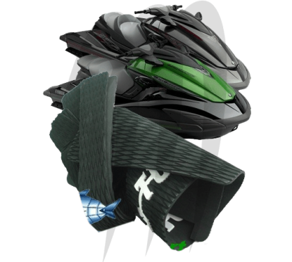 Photo HYDRO-TURF. Kit Tapis Prédécoupé  FZS/ FZR  (2009-2013) - Pièces Jet Ski, accessoires et entretiens - Matos import