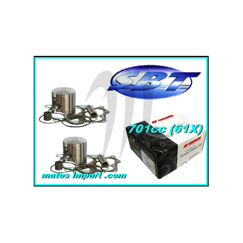 SBT-PROX. Kit Pistons Platinum, Yamaha 701 61X, Standard 81mm SBT-PROX. Kit Pistons Platinum, Yamaha 701 61X, Standard 81mm