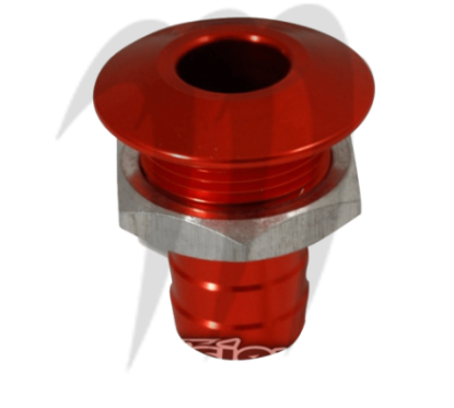 Photo Sortie pompe de cale anodisé (orange) usinée par Blowsion - Pièces Jet Ski, accessoires et entretiens - Matos import