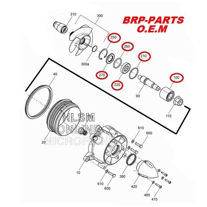 SeaDoo Kit Turbine Spark 2-Up/ 3-Up SeaDoo Kit Turbine Spark 2-Up/ 3-Up