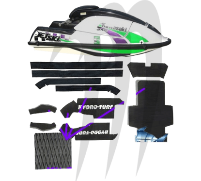 Photo Tapis Freestyle sans cale pieds  750SX/750 SXI Hydro-Turf - Pièces Jet Ski, accessoires et entretiens - Matos import