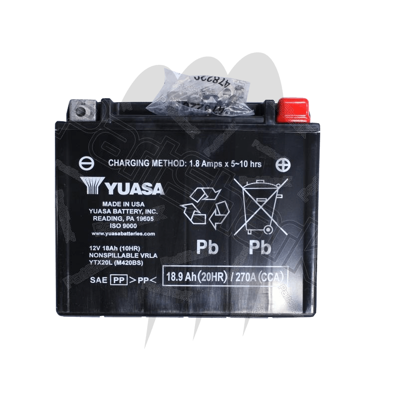 YUASA. Batterie