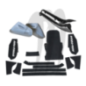 Kit Mat, Free-Style . Free-Ride with Holds Kickers 800 SXR  cut diamond (black)
