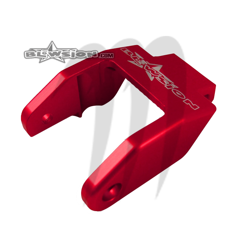 Hood Latch- Billet red Hood Latch- Billet red