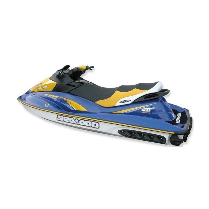 HYDRO-TURF. Housse de Selle GTI-130HP (2006-2009) noir carbone
