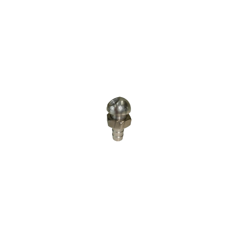 Bypass Fitting 45° , Chrome 3/8