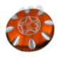 Gas cap Yamaha (orange ). Gas cap Yamaha (orange ).