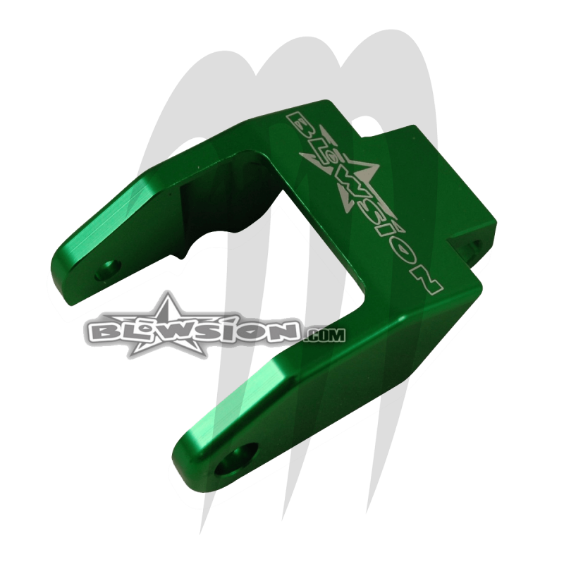 Hood Latch- Billet , green Hood Latch- Billet , green