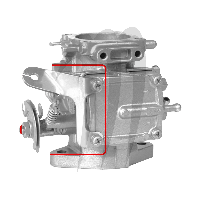 Support de câble d'accélérateur-Support de diaphragme Mikuni