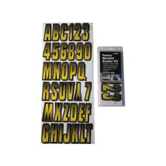 registration kit CARBON yellow ( 146 pieces ) - Matos import