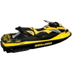 Seat cover GTX IS RXT X 260 RS IS AS ( 2010 2013 ) black carbon yellow