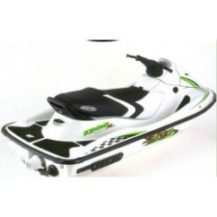Seat cover KAWASAKI STX1200R (02 05) STX12F (03 05) STX900 black white