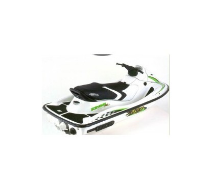 Seat cover KAWASAKI STX1200R (02 05) STX12F (03 05) STX900 black white