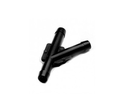 Raccord Y plastique durite 1 4'' x 1 4'' x 1 4'' Mikuni Keihin N°2