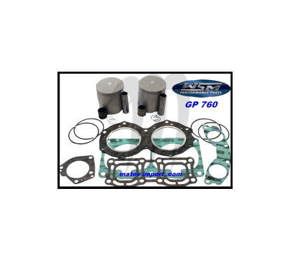 WSM USA Kit Plunger Platinum Yamaha 760cc 64X ( cote +0 50mm )